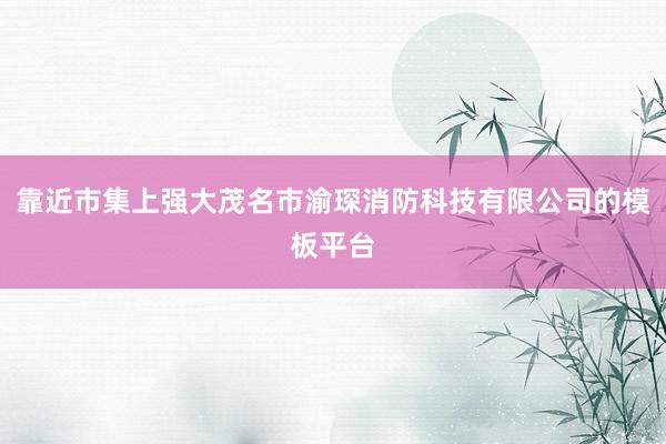 靠近市集上强大茂名市渝琛消防科技有限公司的模板平台
